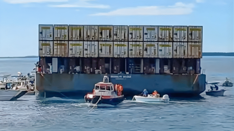 Barge Looted in Bahamas Returns to Jacksonville as Insurance Claims Mount