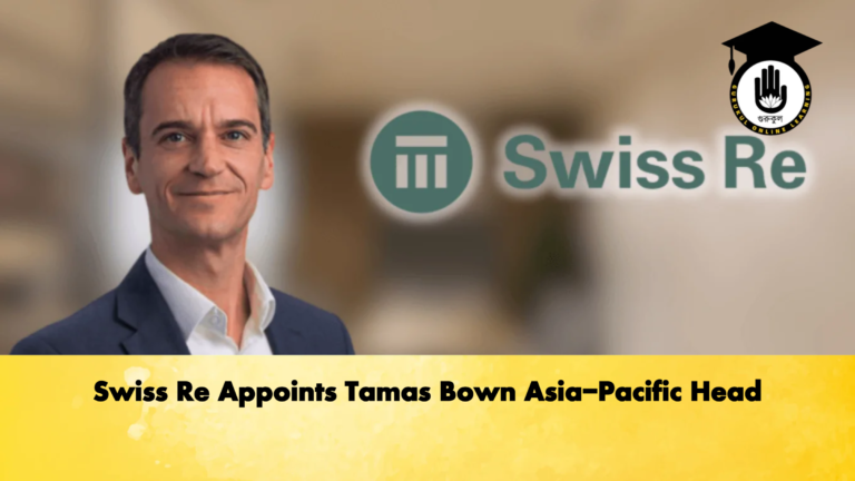 Swiss Re Appoints Tamas Bown Asia Pacific Head Swiss Re Appoints Tamas Bown Asia-Pacific Head