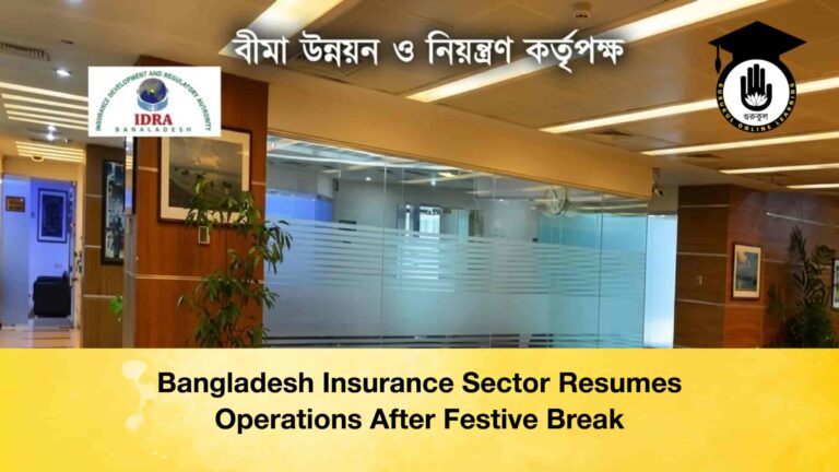 Bangladesh Insurance Sector Resumes Operations After Festive Break
