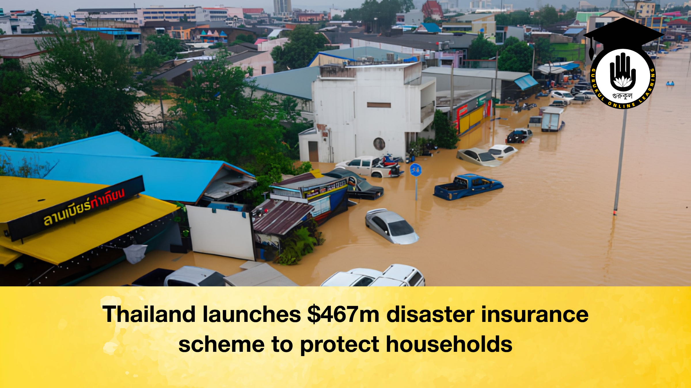 Thailand launches $467m disaster insurance scheme to protect households